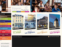 Tablet Screenshot of ecpontarlier.fr